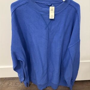 Blue Crewneck Sweatshirt